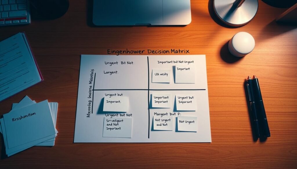 Priorização de tarefas com Matriz de Eisenhower