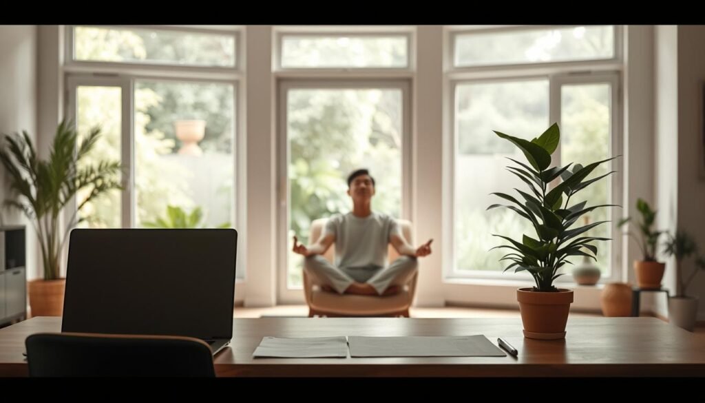 equilíbrio entre trabalho e descanso