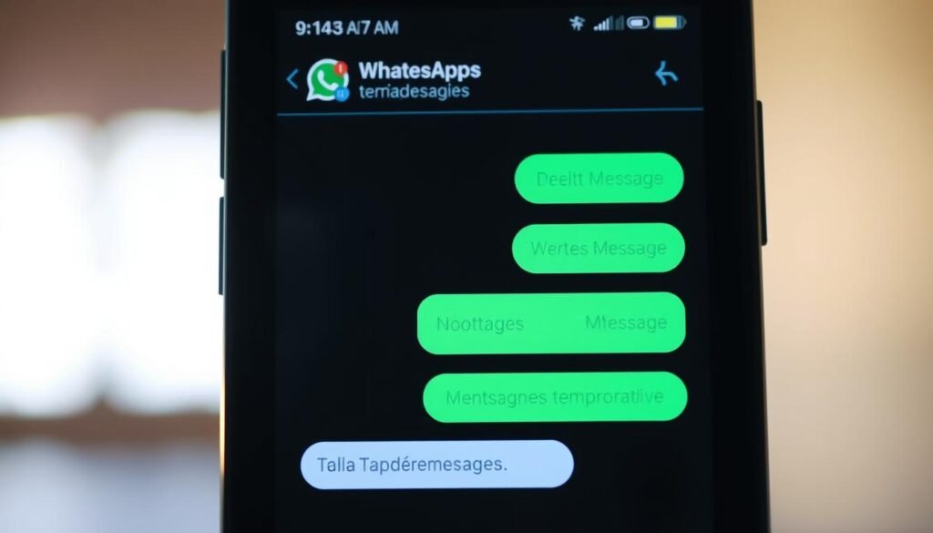 mensagens temporárias no WhatsApp