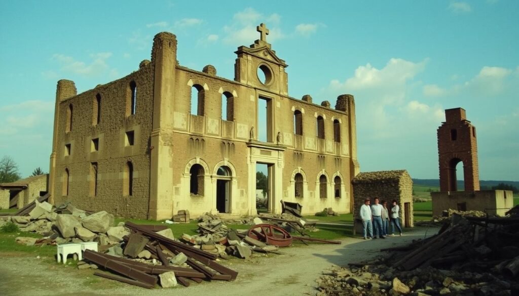 Oradour-sur-Glane França cidade fantasma