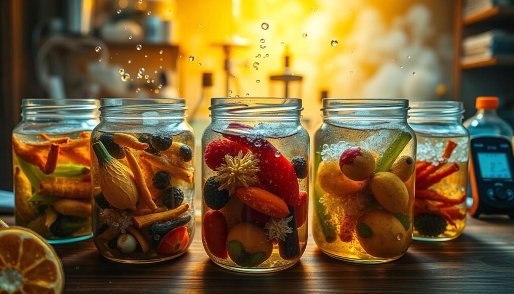 fermentação de alimentos exóticos