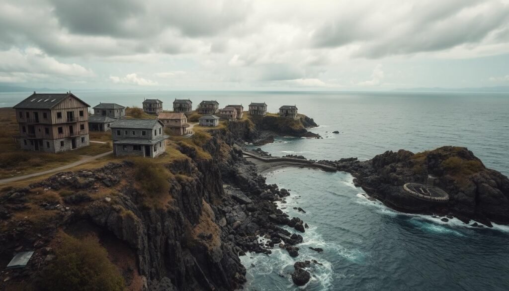 ilha Hashima Japão cidade fantasma