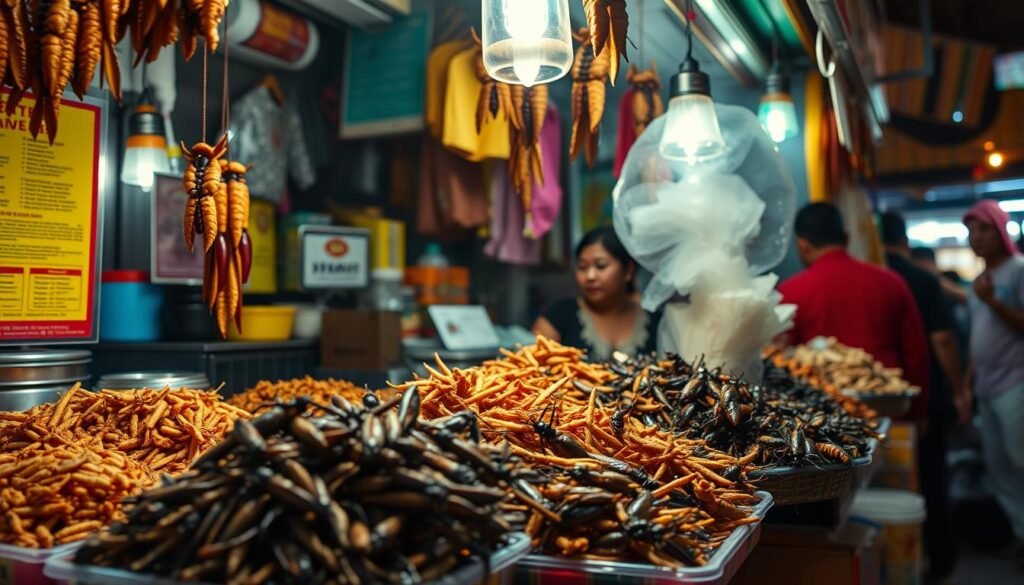 insetos comestíveis tailândia