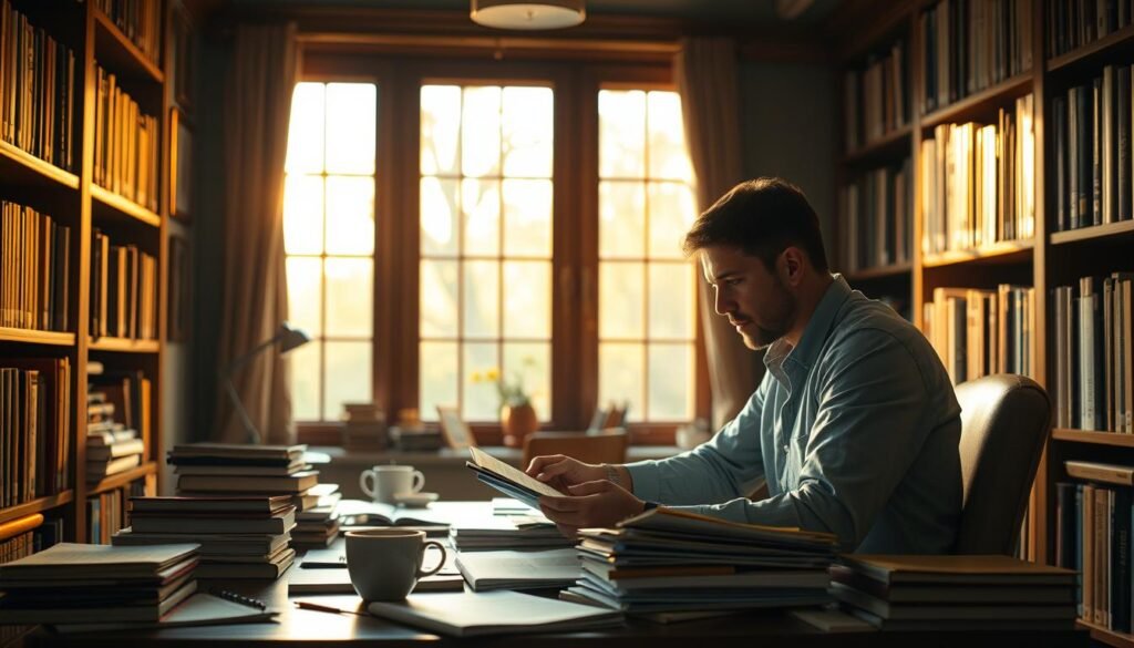 leitura de artigos científicos