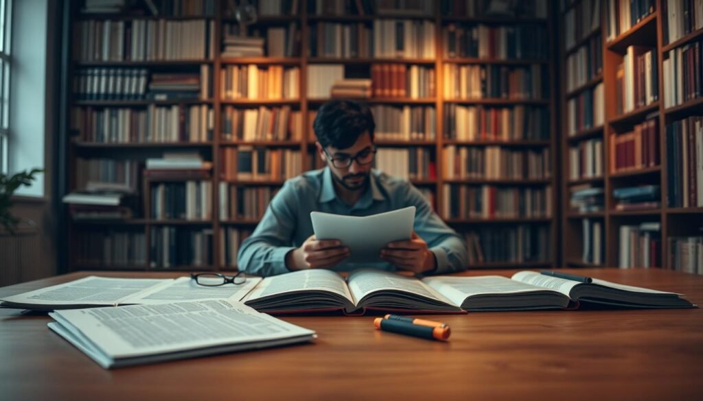 leitura de artigos científicos