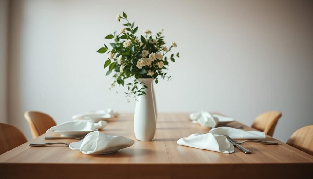 Centro de mesa simples e elegante Centro de mesa simples e elegante