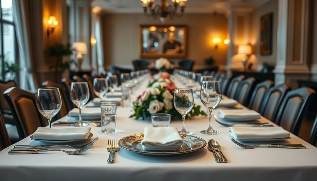 Mesa posta bem organizada Mesa posta bem organizada