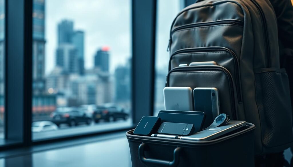 proteção dispositivos viagem proteção dispositivos viagem