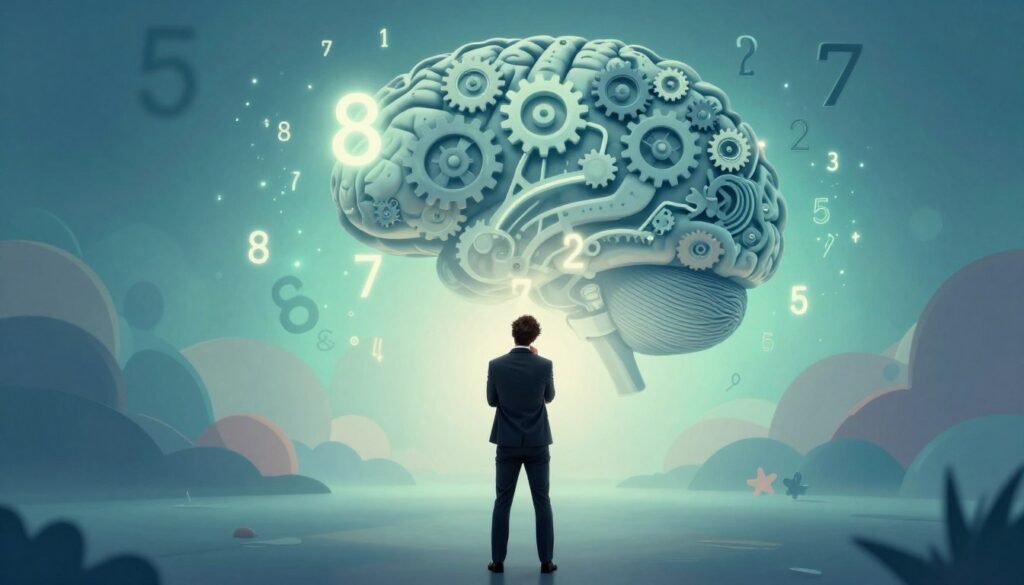 efeito âncora ilustração mente e decisões