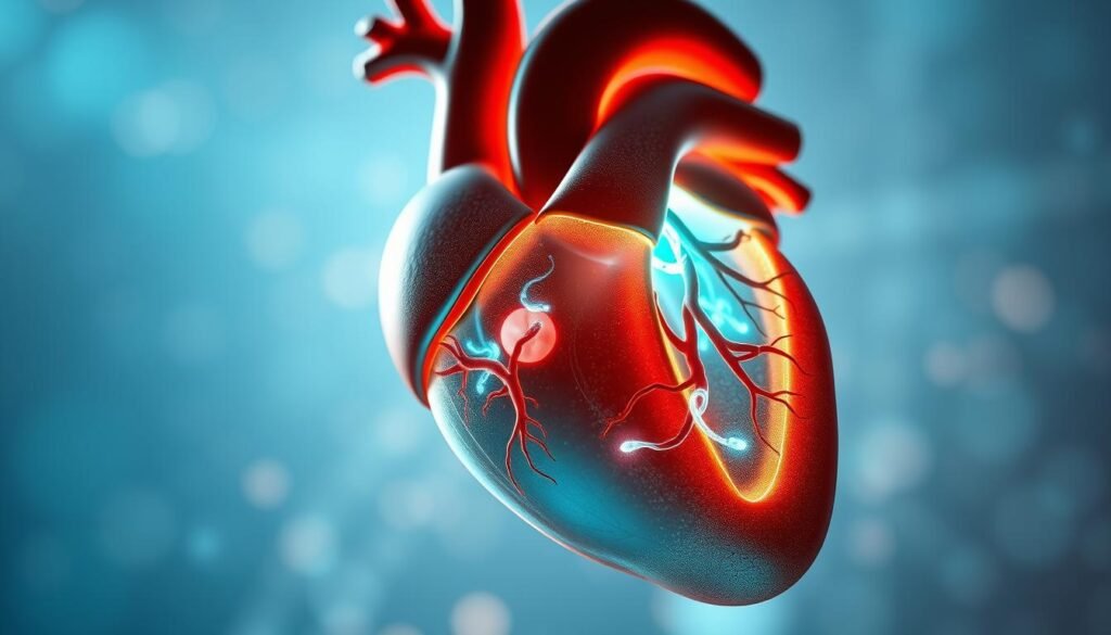 estrutura do coração humano
