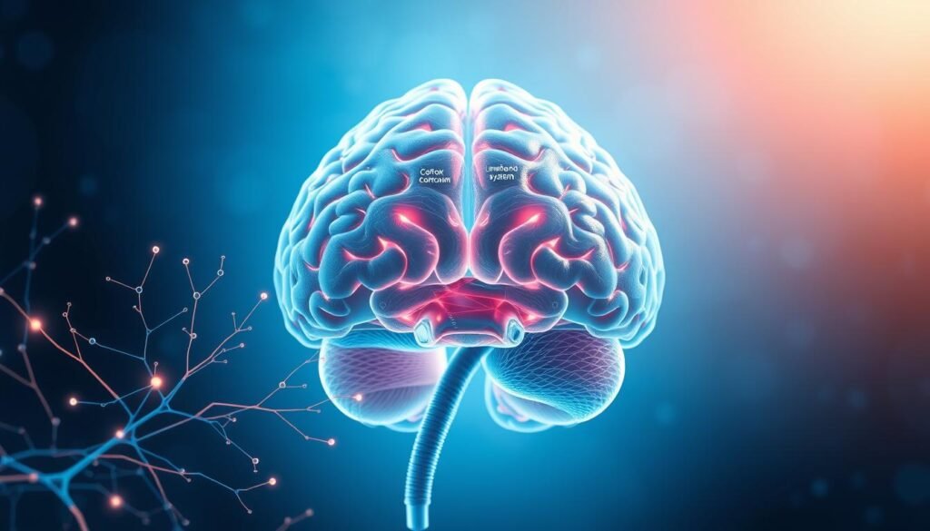 estrutura interna do cérebro