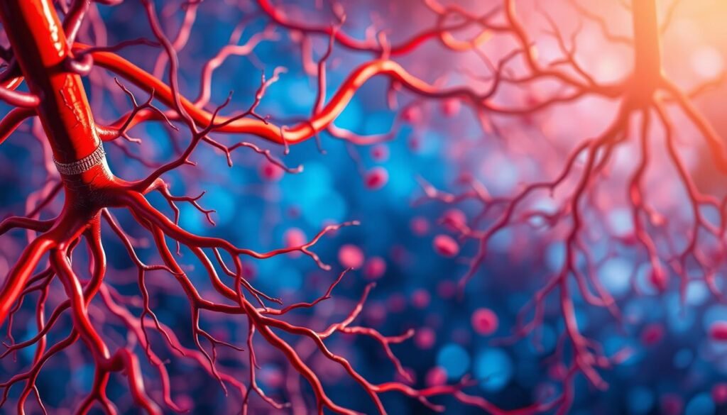 vasos sanguíneos extensão