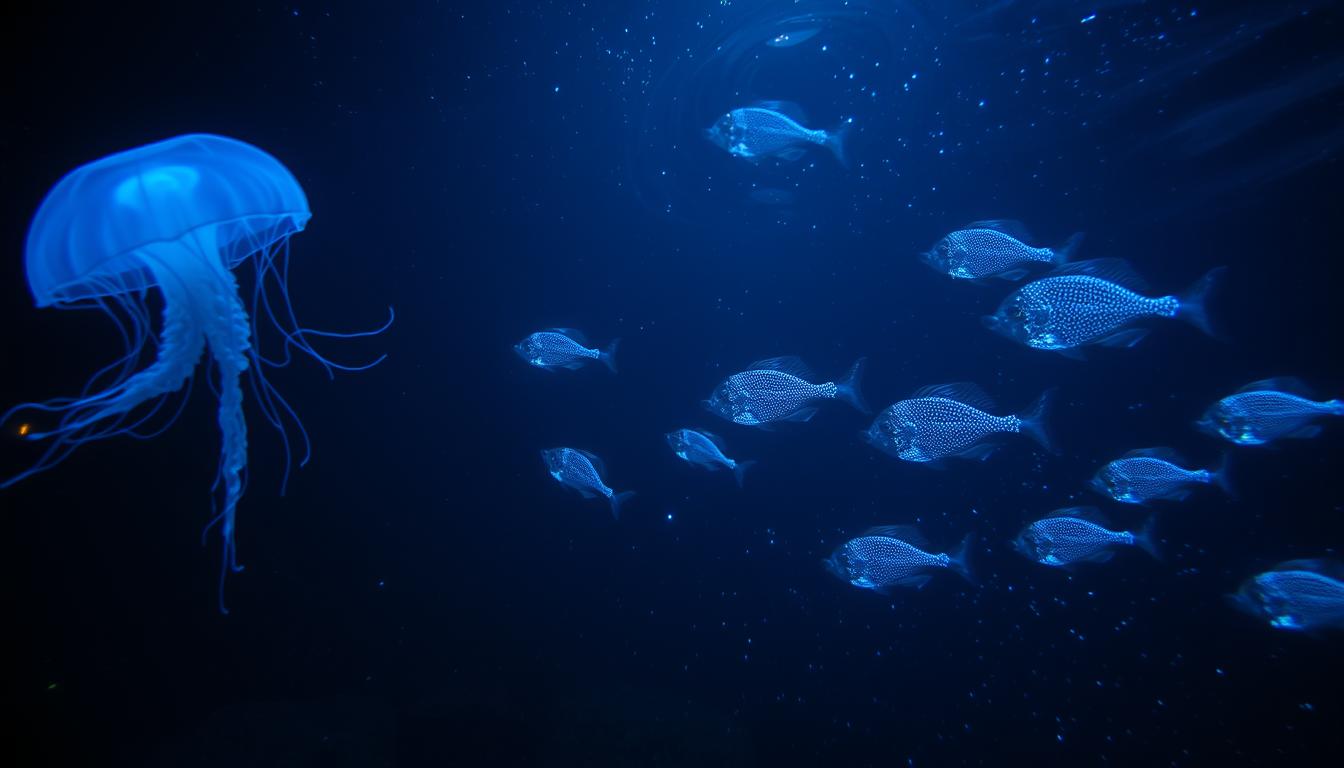 animais que produzem luz