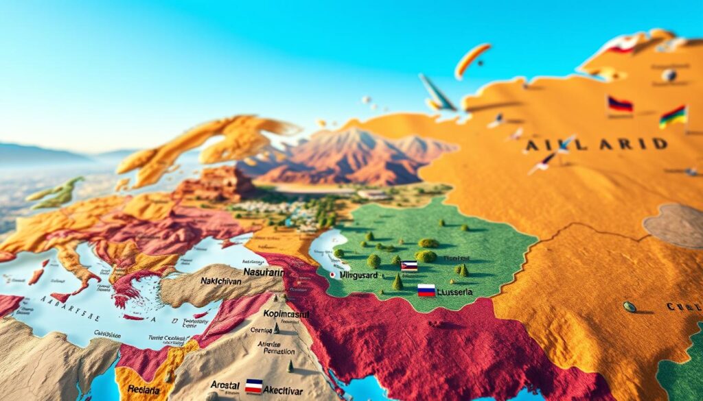 exclaves na Ásia e no Oriente Médio