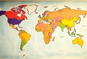 países com territórios separados