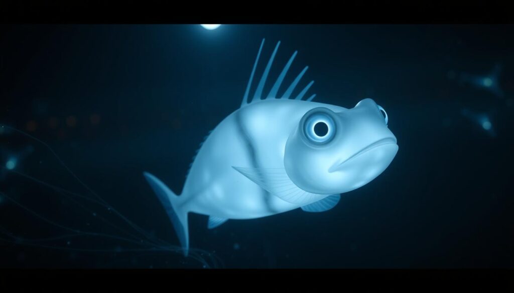 peixe lanterninha Anops katoptron peixe lanterninha Anops katoptron